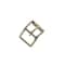 Kong Usa Center Bar Buckle Roller 163 Lacuered Bronze 14 mm, 35/64 inch 163140Y00XK - alternate 1